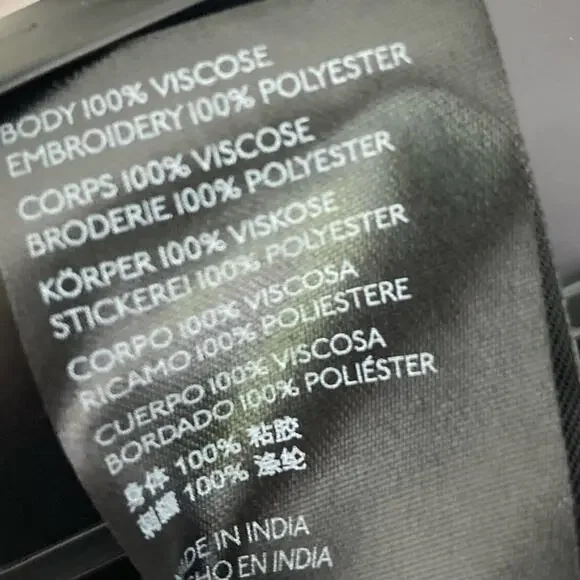 NWOT MAEVE Anthropologie Top XS”Cammie”Embroidery Lace-Crochet V Flare Flounce - Picture 5 of 5